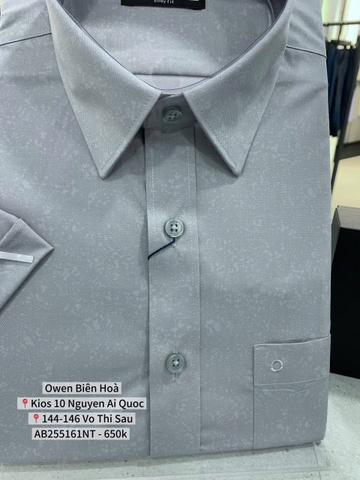 ÁO SƠ MI NGẮN TAY AB255161NT
