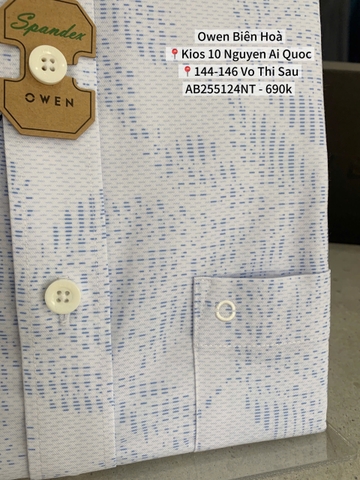 ÁO SƠ MI NGẮN TAY AB255124NT