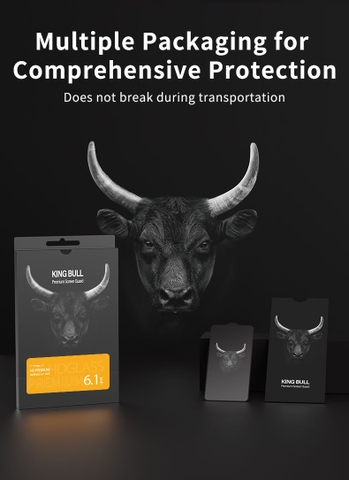 MIẾNG DÁN CƯỜNG LỰC CHỐNG NHÌN TRỘM MIPOW KINGBULL PREMIUM HD (2.7D) IPHONE 13 I 13 PRO