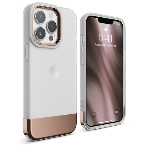 Ốp lưng Elago iPhone Glide Case - Transparent/Rose Gold