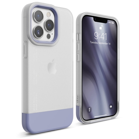 Ốp lưng Elago iPhone Glide Case - Transparent/Purple