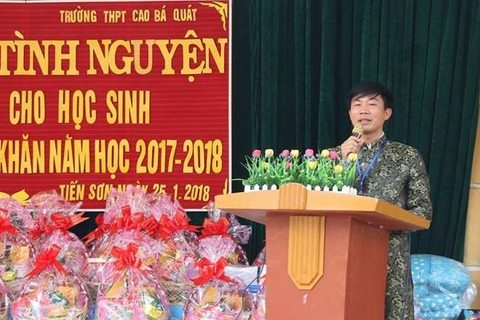 Đoàn viên thanh niên THPT Cao Bá Quát - Chiến dịch tình nguyện mùa xuân 2018