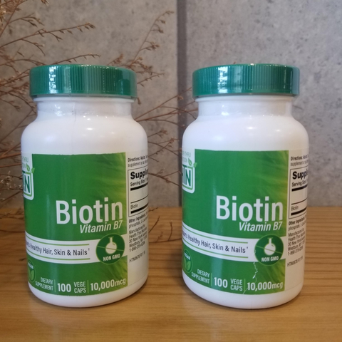 Viên uống Biotin kích mọc tóc, ngăn rụng tóc 10000mcg của Mỹ