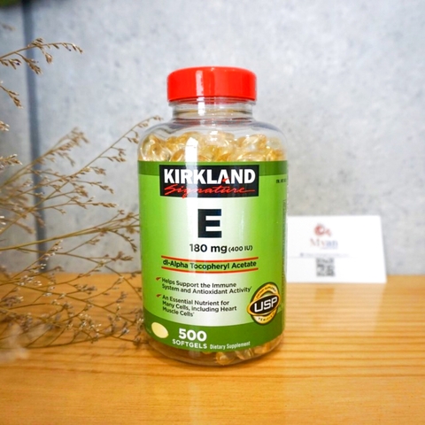 Viên Uống Vitamin E 400 IU của Mỹ hãng Kirkland
