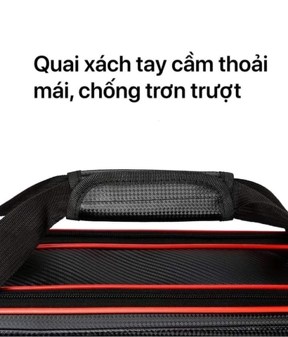 Bao cần QL PU có chân bánh xe 1.3m (Đen Đỏ - Đen Vàng)