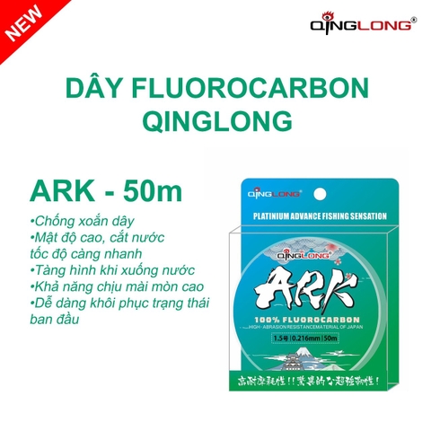 Dây QingLong Fluorocarbon ARK 50m