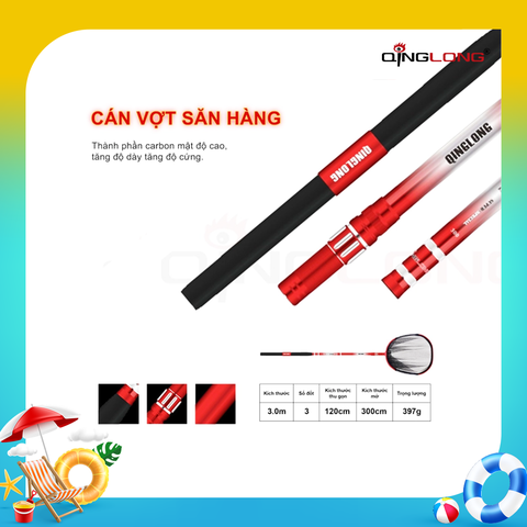 Cán vợt Săn Hàng Kast King 3m