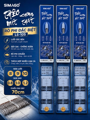 Hộp Thẻo Buộc Sẵn Rô Phi Đặc Biệt (LS-105)