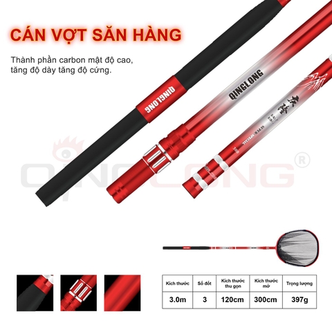 Cán vợt Săn Hàng Kast King 3m