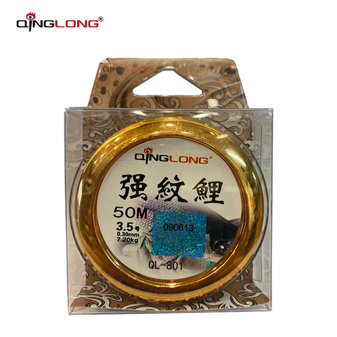 Cước Qing Long 50m vàng 801