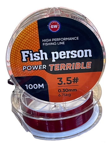 Cước GW Fish Person Đỏ 100m