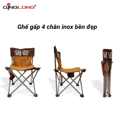 Ghế 4 chân Inox