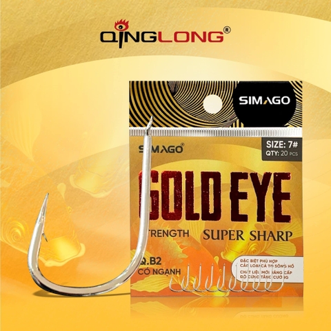 Lưỡi GOLD EYE - Trắng Có Ngạnh (Cá To)