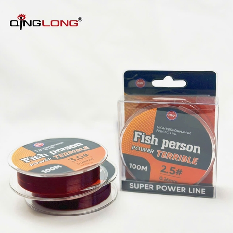 Cước GW Fish Person Đỏ 100m