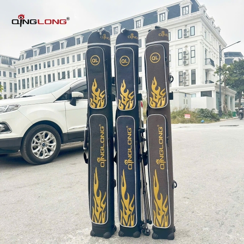 Bao Cần QingLong  vải 2 ngăn  1.25m nhỏ( có chân)