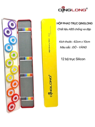Hộp Phao & Trục Nhựa Qing Long 2 Mặt 62cm