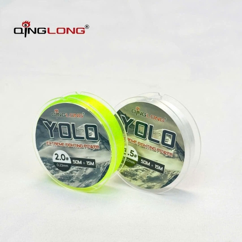 Cước QingLong Yolo (Trục nõn chuối) 65m