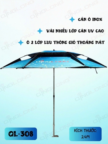 Ô QingLong Xanh Thiên Hà 2.4m (308)