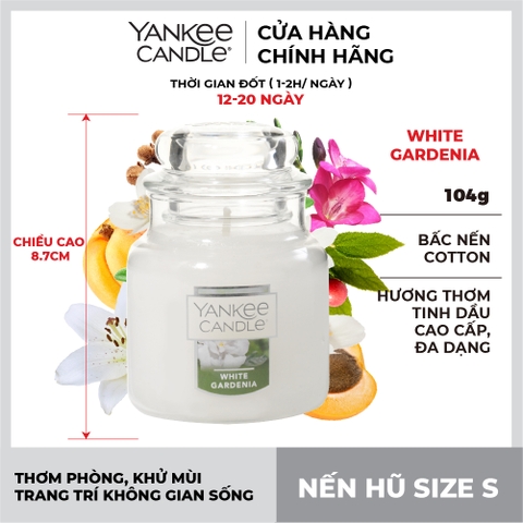 Nến Hũ S White Gardenia