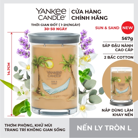 Nến ly tròn sáp đậu nành L - Sun & Sand