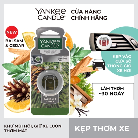 Kẹp thơm xe Balsam & Cedar