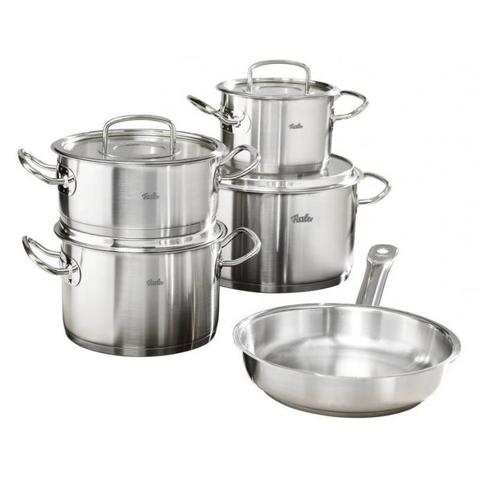 Bộ nồi Fissler Original Profi Collection 4 nồi 1 chảo nắp kính