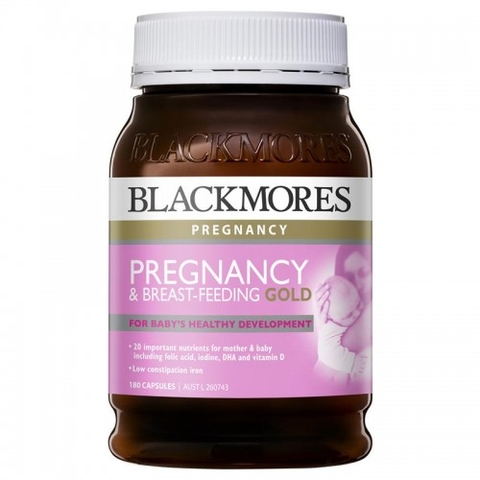 Viên uống bổ sung sắt cho bà bầu Blackmores Pregnancy & Breast – Feeding Gold