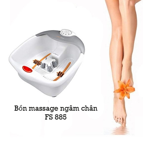 Chậu ngâm chân massage hồng ngoại Medisana FS885