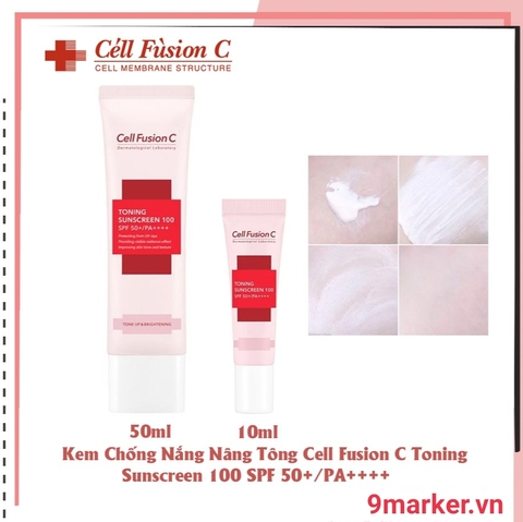 Kem chống nắng Cell Fusion C Toning Sunscreen 100 nâng tông da