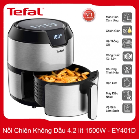 Nồi chiên không dầu Tefal EY401D điện tử