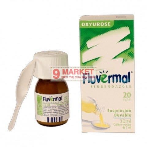 Thuốc tẩy giun Fluvermal - Pháp