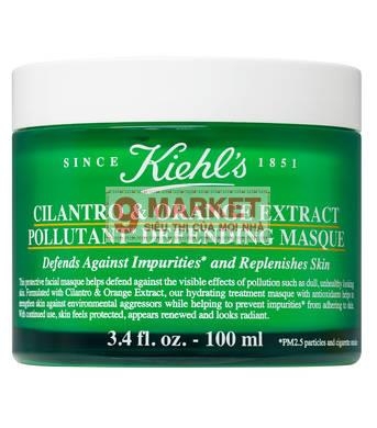 Mặt nạ ngủ Cam và Rau mùi Kiehl’s Cilantro & Orange Extract Pollutant Defending Masque