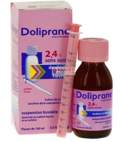 Siro hạ sốt Doliprane 2.4% (100ml)