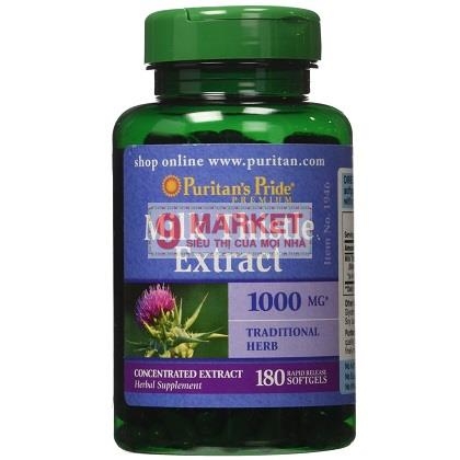 Viên hỗ trợ gan Milk Thistle 1000mg Puritan Pride 180V