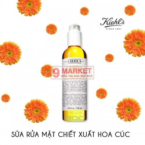 Sữa Rửa Mặt Hoa Cúc Kiehl's Calendula Deep Cleansing Foaming Face Wash