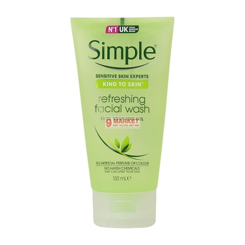 Sữa rửa mặt Simple Kind to Skin Refreshing Facial Wash