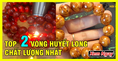 Top 2 vòng gỗ Huyết Long chất lượng nhất đeo lâu dài