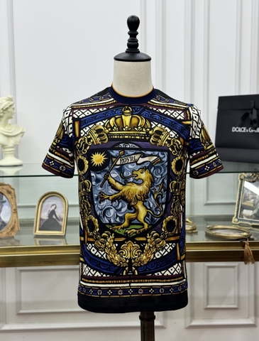 Áo phông T shirt Dolce Gabbana họa tiết sư tử quý tộc Like Auth on web