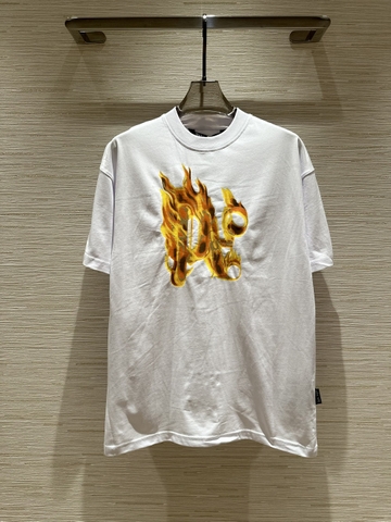 Áo phông T shirt Palm Angel logo chữ lửa vàng Like Auth on web