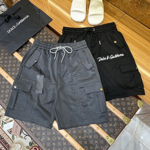 Quần short ngố đùi nỉ Dolce Gabbana túi hộp logo thêu new 2024 Like Auth 1-1 on web