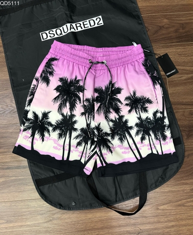 Quần short đùi gió Dsquared2 họa tiết nhiều cây dừa Like Auth 1-1 on web