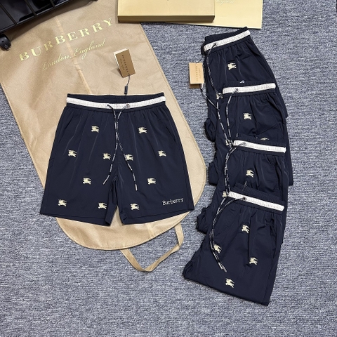 Quần short ngố đùi gió Burberry họa tiết logo ngựa thêu 2 lớp lót lưới 2 lớp lót new 2024 Like Auth 1-1 on web