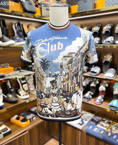Áo phông T shirt Dolce Gabbana họa tiết Club new 2024 Like Auth on web