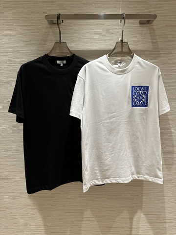 Áo phông T shirt Loewe tag ngực vuông xanh Like Auth on web