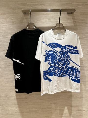 Áo phông T shirt Burberry họa tiết ngựa xanh Like Auth on web