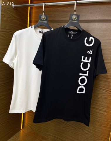 Áo phông T shirt Dolce Gabbana logo dọc bên vai Like Auth on web