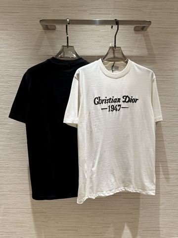 Áo phông T shirt Dior 1947 logo chữ nổi ngực Like Auth on web