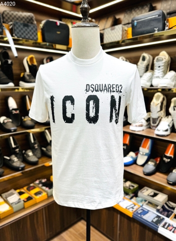 Áo phông T-shirt Dsquared2 icon logo loang sơn Like Auth on web