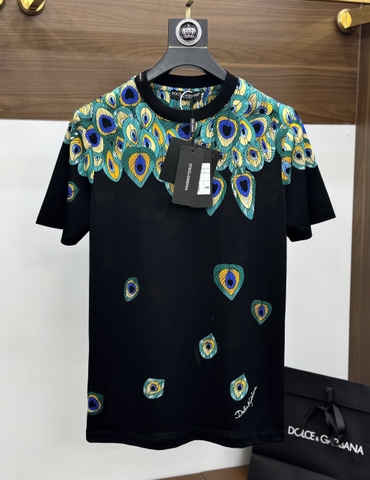 Áo phông T shirt Dolce Gabbana họa tiết lông công Like Auth on web