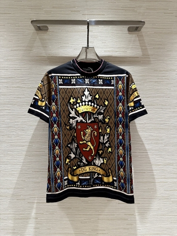 Áo phông T shirt Dolce Gabbana DG King Sư Tử quý tộc Like Auth on web